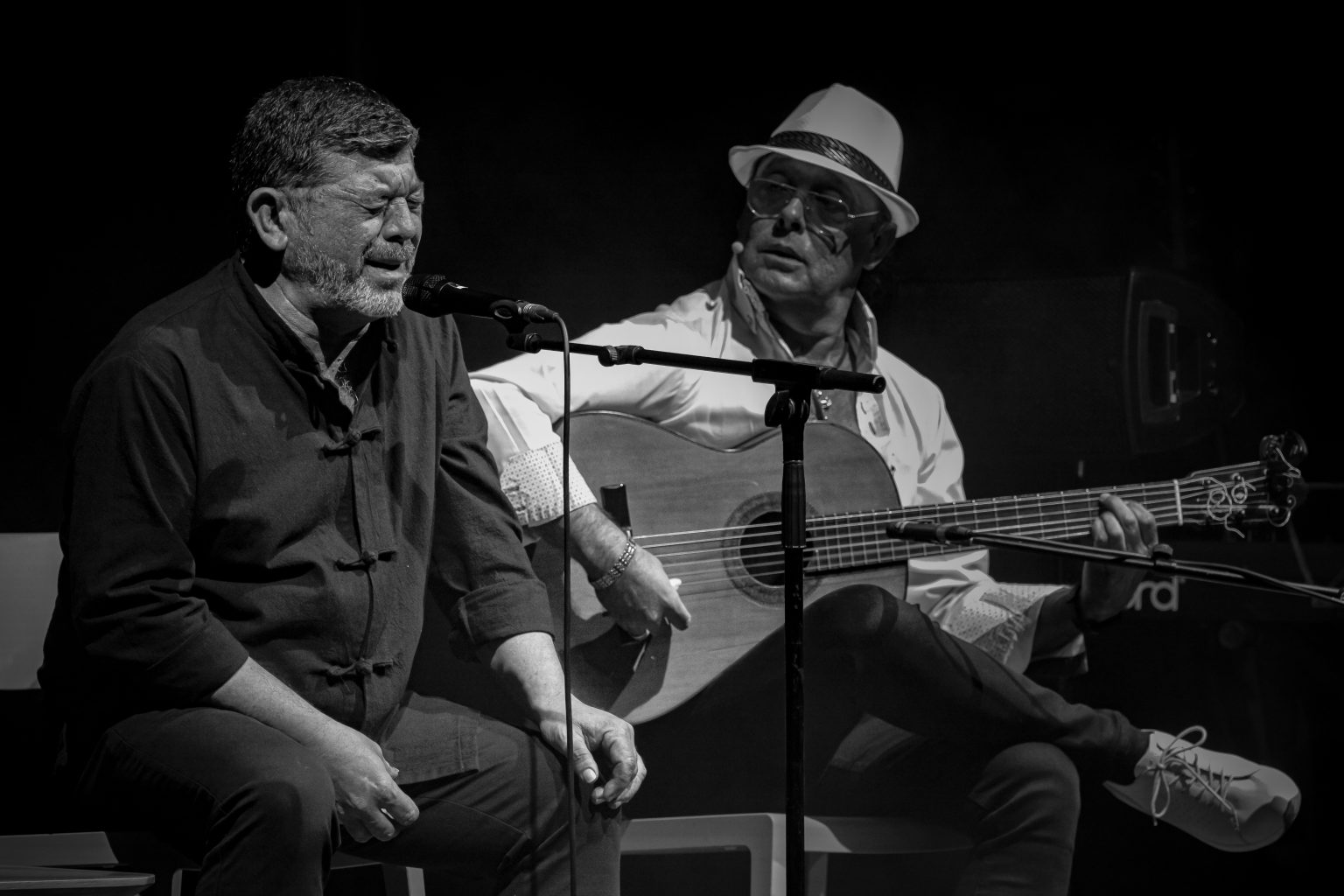 Tomás de Perrate durante su concierto en Festivalín 2023